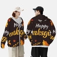 thumbnail image 4 of Balery Happy Thanksgiving 1 Sudadera ligera de manga larga con capucha y protección solar UPF 50+ para hombre y mujer, ideal para pesca y running-Large, 4 of 7