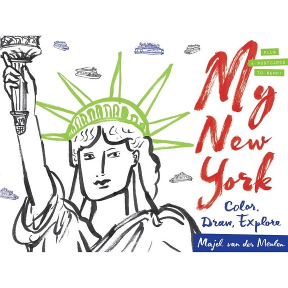 My New York : Color, Draw, Explore (Paperback)