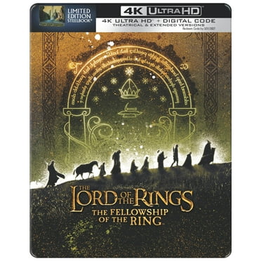 The Lord Of The Rings: The Fellowship Of The Ring (Steelbook) (4K Ultra HD   Blu-ray   Digital Copy), Action, New Line
