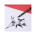 thumbnail image 2 of 3 pcs/lot Double head Hand Lettering Pens Chinese Calligraphy Brush Pens Set Art Markers Black Ink 4 Size for Beginners Writing, 2 of 5