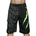 thumbnail image 5 of Men's Swim Trunks Quick Dry Beach Swim Shorts for Men Summer Beach Shorts Drawstring with Elastic Waist and Pockets, 5 of 5