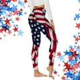 thumbnail image 2 of BJUTIR Women Workout Leggings Tight Yoga Pants Independence Day Print Leggings, 2 of 4