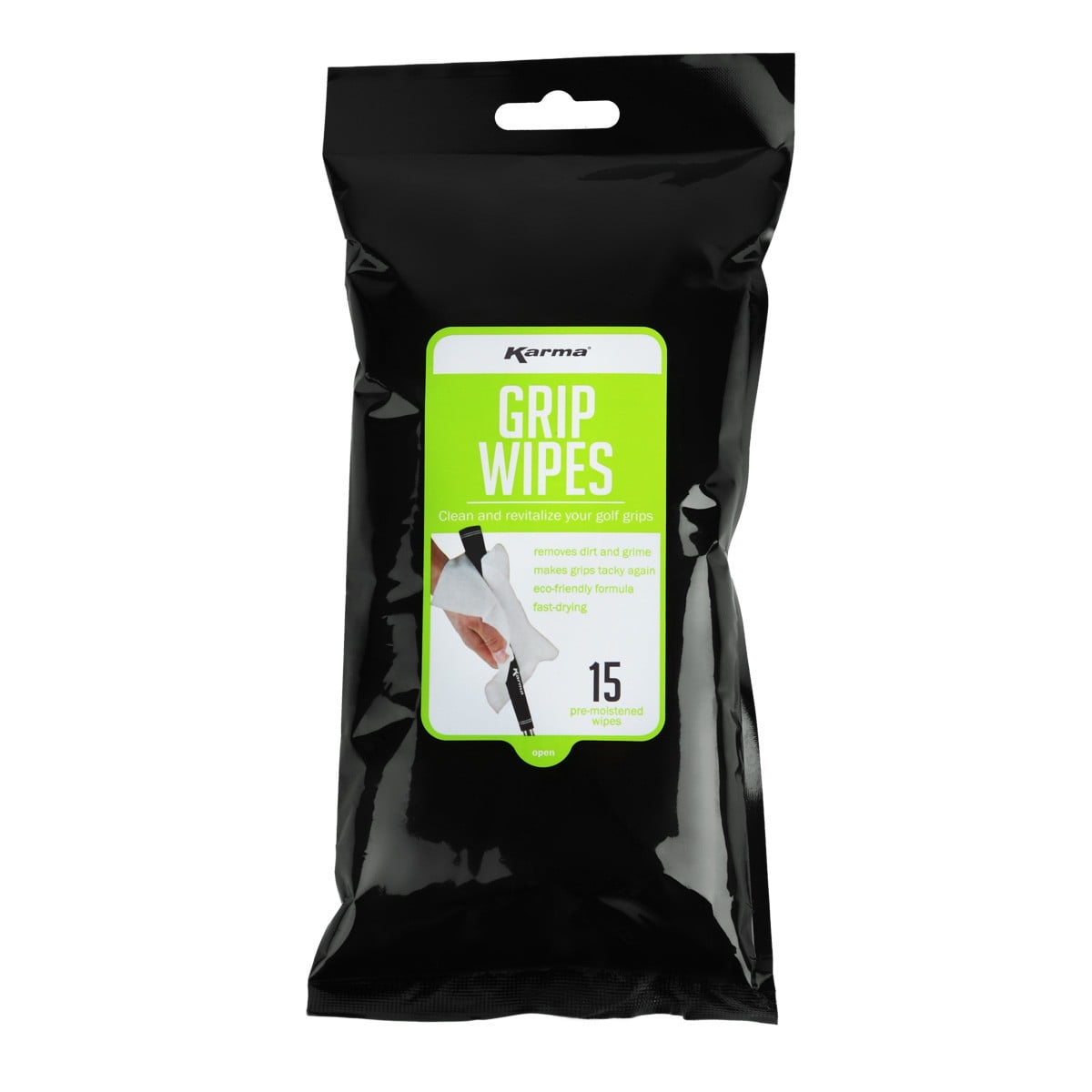 Karma Golf Grip Cleaning Wipes 15 Pack
