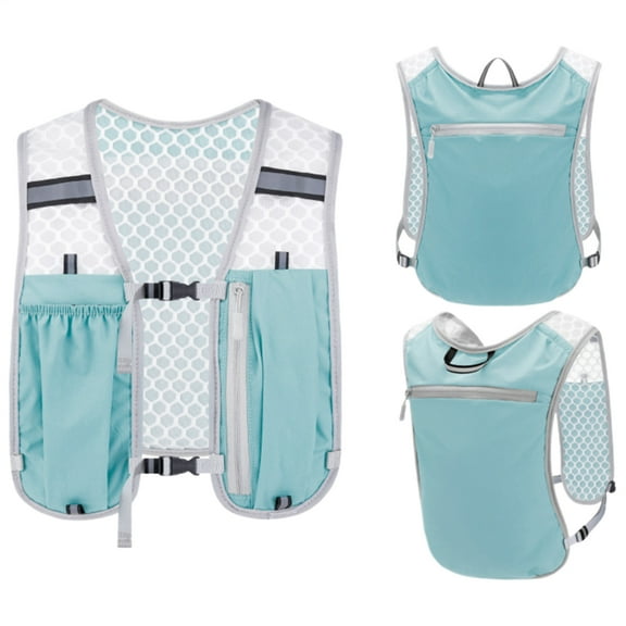 SHZONS Hydration Vest For Running Women Breathable Hydration Vest Sport Bag Elastic Lightweight Bladder Phone Bag Chest Pack Gear For Marathons Race Cycling Camping efficient