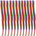 thumbnail image 1 of Rainbow Dance Ribbons Streamers Gymnastics Ribbon Wands Rhythm Sticks ，Rotating, 1 of 5