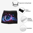 thumbnail image 3 of Yiaed v Print Men's Soft Cotton Boxer Shorts Breathable Boxers Underwear Moisture-Wicking Underwear Stretch Boxer Briefs for Man-X-Large, 3 of 5