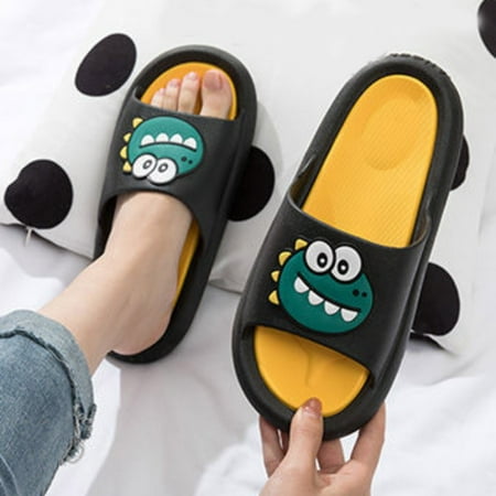 

Cathalem Soft Sole Slippers for Women Slippers Women Wear Cartoon Cute Indoor And Outdoor Womens House Slippers with Arch Support Black 7