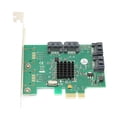 thumbnail image 2 of Hard Disk Expansion Card Computer Accessories Hard Disk Expansion Card PCIE SATAⅢ 88SE9215 Portable Computer Accessories 6Gbps 2.0‑Channel, 2 of 8