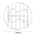 thumbnail image 3 of EeaseCA 2pcs Kitchen Steamer Rack Practical Kitchen Steaming Shelf Food Steamer Bracket with Handles, 3 of 8