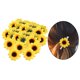 thumbnail image 1 of Cabezas de girasol artificiales hechas a mano para manualidades en , 50 pcs Colcomx cabeza de girasol, 1 of 8