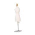 thumbnail image 3 of Mini forma de vestido, Mini maniquí, exhibición de vestido, Torso, modelo de vestido en miniatura, modista en miniatura para coser diseño de vestuario S y Plata, 3 of 8