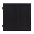 thumbnail image 2 of American Heritage Billiards Vienna Dart Board Cabinet Set In Black, 2 of 4