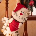 thumbnail image 7 of Valery Madelyn 21 inches Christmas Stockings, Soft Plush Cat Christmas Hanging Stockings with Santa Hat and Heart for Fireplace Family Holiday Christmas Party Decoration, 7 of 7