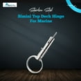 thumbnail image 3 of MARINE CITY Quick Release Pin with Drop Cam and Spring, 316 Stainless Steel, 1/4" x 1" Grip, Corrosion-Resistant, for Boat Bimini Top Deck Hinge, Marines, Yachts, Kayaks Pack of 2, 3 of 9