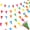 Multicolor, variant on 400 ft Solid Pennant Banner Flags 240 Pcs String Hanging DIY Triangle Bunting Bulk Garland for Grand Opening Carnival Birthday Party Decoration Outdoor(Multicolor)