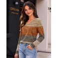 thumbnail image 5 of Zeagoo Basic T-Shirt for Womens Long Sleeve V Neck Tops Dressy Casual Shirts Fall Trendy, 5 of 5