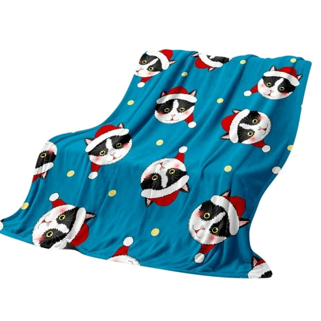 Decoraciones de Navidad Al Aire Libre Manta Linda de Navidad 100 X 130cm Manta de Terciopelo Francés Sofá Manta Linda Classys Manta de Navidad Manta de Lana para Dormir