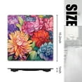 thumbnail image 2 of High Precision Body Weight Scale Smart Bathroom Scales with Large LCD Display(400lbs),Decorative for Bedroom-Vibrant Watercolor Painting Of Array Of Blooming Flowers, 2 of 4