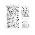 thumbnail image 4 of Grey Polka Dot Towel Set of 3, Soft Microfiber Bath Towels, Hand Towel, Washcloths, Modern Art Abstract Watercolor Dot Quick-Dry Absorbent Towels for Bathroom Kitchen Hotel Beach Gym Spa, 4 of 7