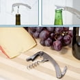 thumbnail image 4 of KLYNE - 6 Pack - Stainless Steel Corkscrew With Foil Cutter - Bar And Wine Opener, 4 of 5
