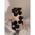 thumbnail image 2 of 1pc Gucadi Black Floral Phone Case For Apple Iphone, 2 of 4