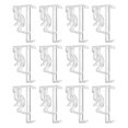 thumbnail image 3 of 2 Inch Clear Blind Clips for Valance, Hidden Valance Clips for Wood or Faux Wood Horizontal Blinds V, 3 of 5