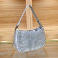 thumbnail image 3 of JIOMAY - Bolso de mano elegante con diamantes de imitación, bolso de diseñador de lujo, bolsos glamorosos para mujer, bolso de mano de noche, bolsos de hombro para fiesta, 3 of 5