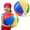 2 PCS 20", variant on Joyfy 4 Pack 20" Beach Balls,Large Rainbow Summer Inflatable Big Beach Balls Rainbow Swimming Pool Water Games Toys for Kids Summer Party Supplies Decorations