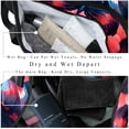 thumbnail image 4 of Butterfly Large Capacity Sports Bag with Interior Zipper Pocket - Gym, Travel, Soccer, and Weekends! Size 17.7 Inches, 4 of 6