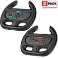 thumbnail image 3 of Steering Wheels for Nintendo Switch & OLED Console Joy Cons, Racing Wheels for Mario Kart 8 Deluxe [Mariokart Switch Steering Wheel Joycon Controller Attachment Accessories]-Twin Pack [2X Black], 3 of 6