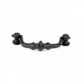 thumbnail image 3 of Renovators Supply Black Wrought iron Drawer Bail Pull 4.38 in. L Antique Kitchen Cabinet Drop Style Swing Handles Rust Resistant Powder Coat Finish w/Screws, 3 of 9