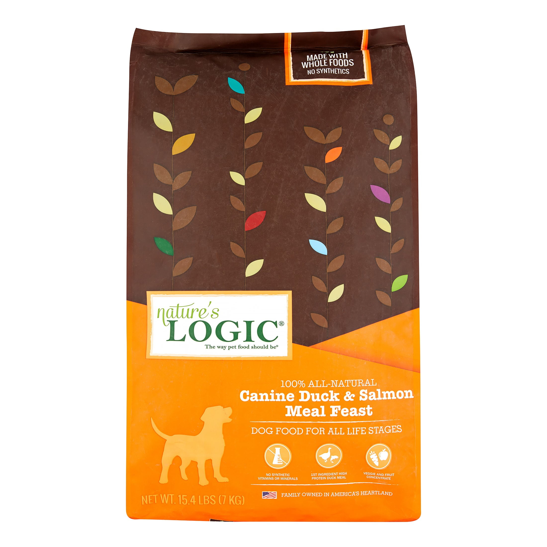 Nature's Logic Duck & Salmon Meal Feast Dry Dog Food, 15.4 lb