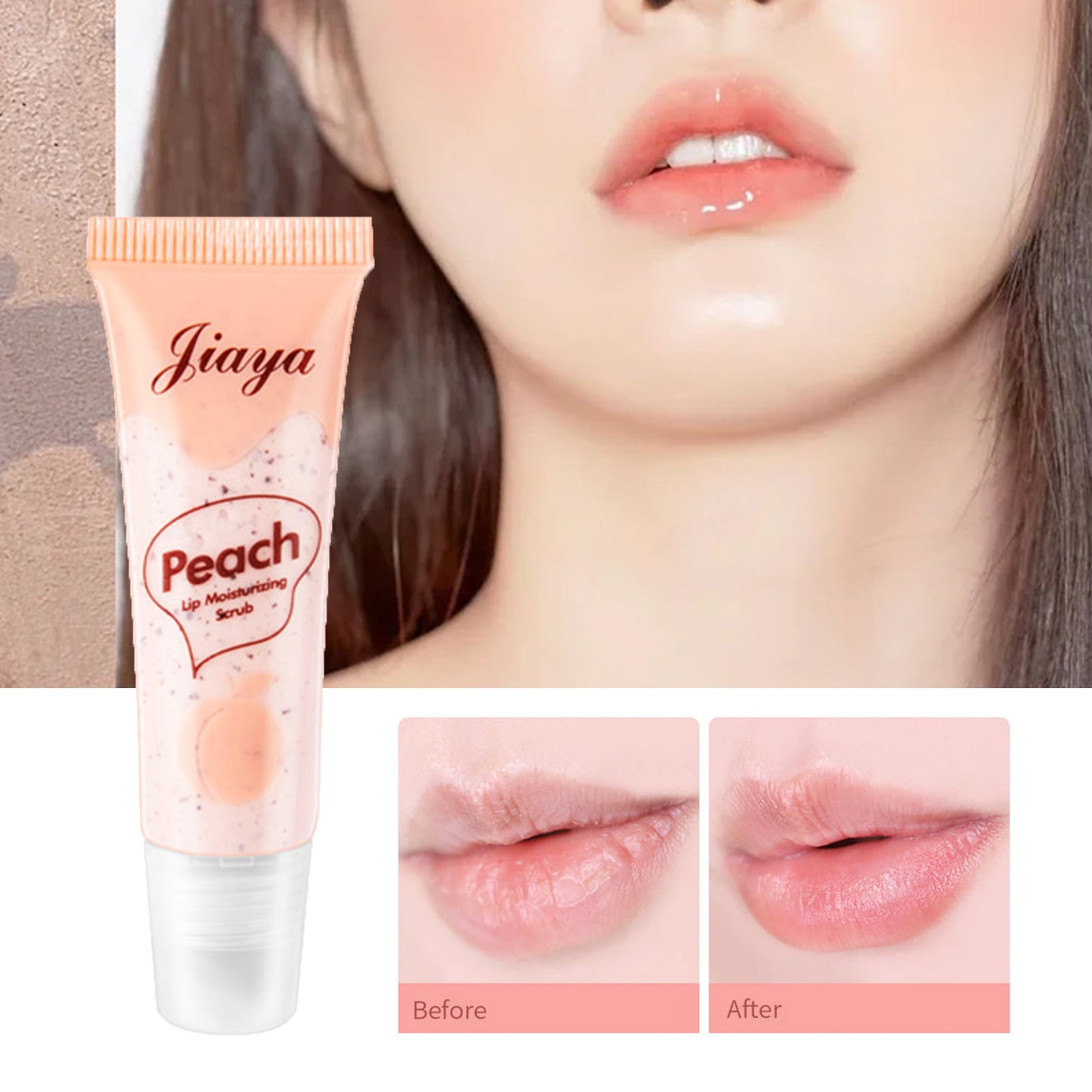 GoFJ Lip Scrub Exfoliate Moisturizing Plumper Soothing Coffee Lip Balm