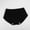 Black, variant on Womens Black Cotton Mid-Rise Brief Panties - Soft Breathable Underwear, 1 Pack,Size 2XL