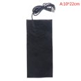 thumbnail image 1 of 5V coussin chauffant en Fiber de carbone USB chauffe-mains hiver infrarouge électrique Film chauffant fièvre tapis chauffant 1/4 pièces, 1 of 5