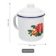 thumbnail image 3 of Enamel Teacup White Vintage Chinese Style for Daily Use 2Pcs, 3 of 5