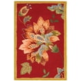 thumbnail image 2 of Safavieh Chelsea Emmet Bordered Wool Area Rug, Red, 1'8" x 2'6", 2 of 9