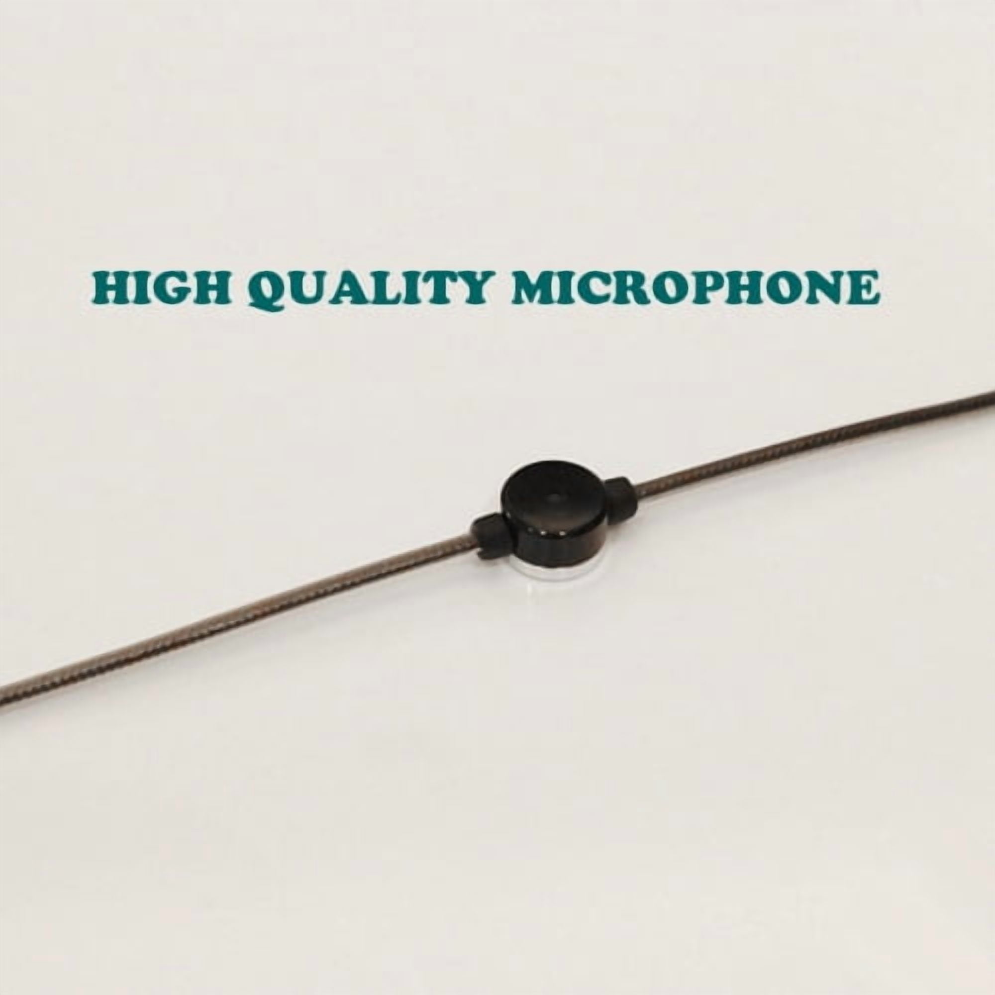 Wired Earphones for Motorola Moto Tab G62/Tab G70 - Hi-Fi Sound Headphones Handsfree Mic Headset Metal Earbuds In-ear Earpieces Microphone