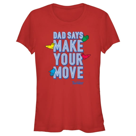 Junior's Twister Dad Says Make Your Move Graphic T-Shirt