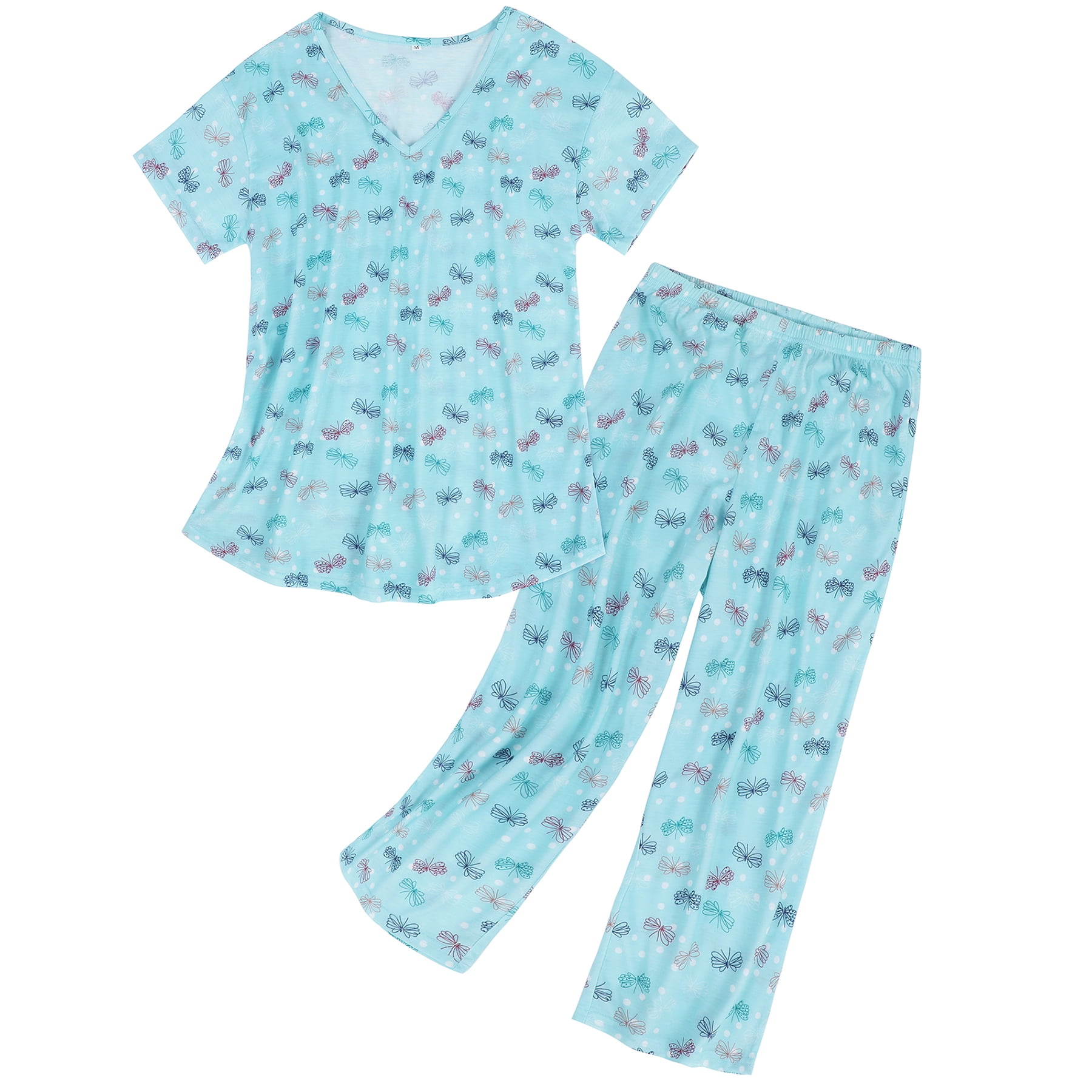 Zando Plus Size Pajamas for Women Two Piece Loungewear for Women Plus ...