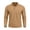 Khaki, variant on HOMADLES Mens polo Shirt Long Sleeve with Collar Button Lightweight Work Shirt Solid Color Stretch Soft Tops Khaki Size 3XL