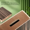 thumbnail image 4 of Viaje de Tambor Cajón, Instrumento de Percusión de Madera Buena de Sonido Ebony Para Práctica Diaria, 4 of 7