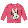 thumbnail image 3 of Disney Minnie Mouse Little Girls Fleece Pullover Sweatshirt and Pants Set, 3 of 5