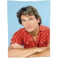 thumbnail image 3 of Blanket Patrick Swayze Soft and Comfortable Warm Fleece Throw Blankets Yoga Blankets Beach Blanket Picnic Blankets Gift for Dorm room office decor Sofa Bed Camping Travel All Season, 3 of 6