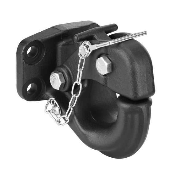 Pintle Hitch Trailer Hitches Receiver for 2.5" to 3" Lunette Ring 30000 lbs