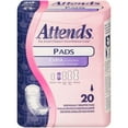 LP0300 Attends® Extra Individually Wrapped Pads, 20 Count