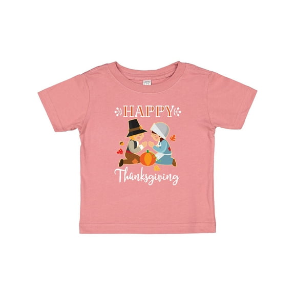 Inktastic Happy Thanksgiving Christian Pilgrims Holiday Boys or Girls Baby T-Shirt