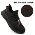 thumbnail image 5 of Fidabo Steel Toe Shoes for Men and Women Comfortable Lightweight Work Safety Shoes Puncture Proof Slip Resistant Indestructible Sneakers Construction Work Utility, 5 of 7