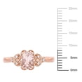 thumbnail image 2 of Everly Women's Morganite 10K Rose Gold Engagement Ring, 2 of 7