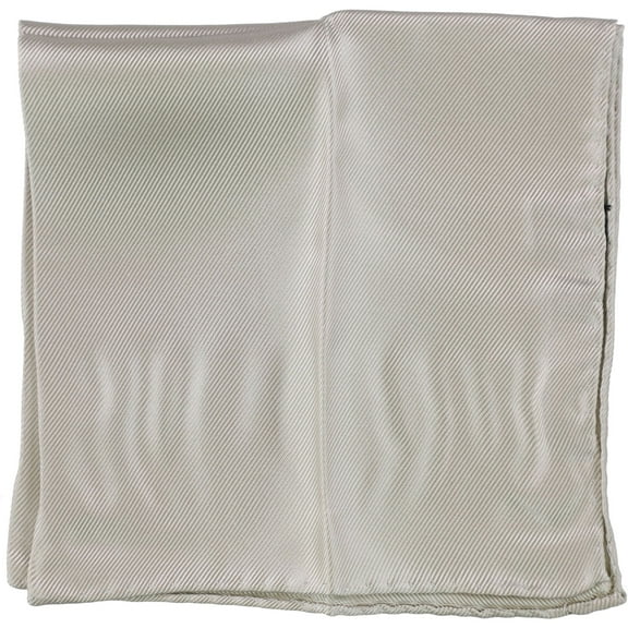 Alfani Mens Twill Silk Pocket Square, Beige, One Size
